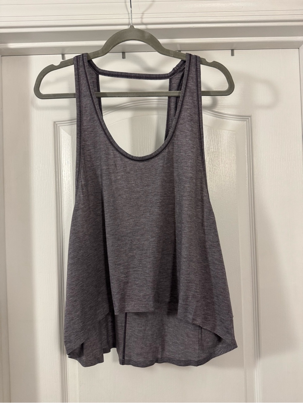 Lululemon Athletica Heathered Purple High-Low Tank - Picture 1 of 7